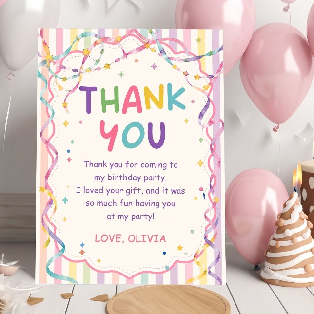 Tarjeta de agradecimiento de cumpleaños divertida  (Subido por el creador)