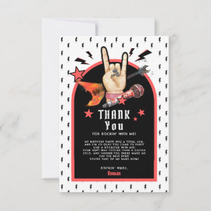 Tarjeta de agradecimiento de cumpleaños genial de