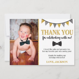 Tarjeta de agradecimiento de cumpleaños Mr. ONEder