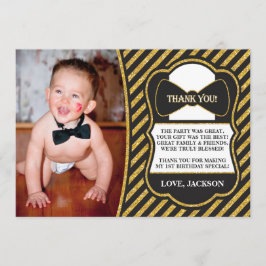 Tarjeta de agradecimiento de cumpleaños Mr. ONEder