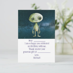 Tarjeta de agradecimiento de cumpleaños para el es