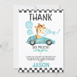 Tarjeta de agradecimiento de cumpleaños para la ji