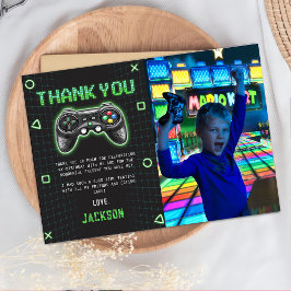 Tarjeta de agradecimiento de cumpleaños para niños