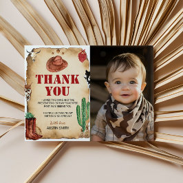 Tarjeta de agradecimiento de cumpleaños para vaque