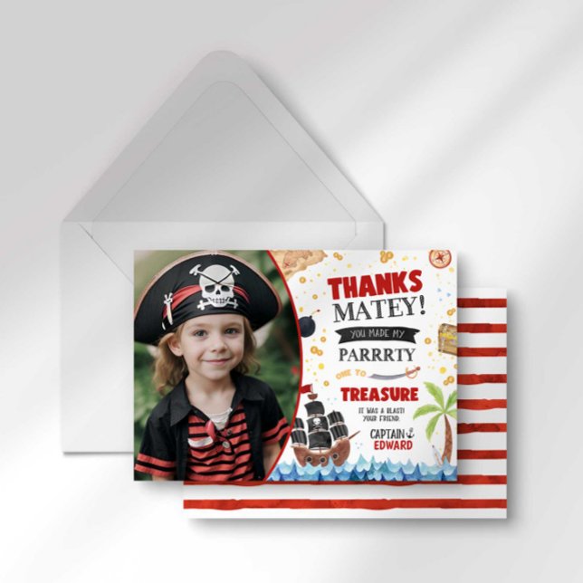 Tarjeta de agradecimiento de cumpleaños pirata (Subido por el creador)