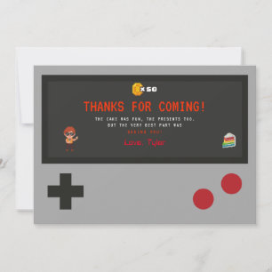 Tarjeta de agradecimiento de cumpleaños por videoj