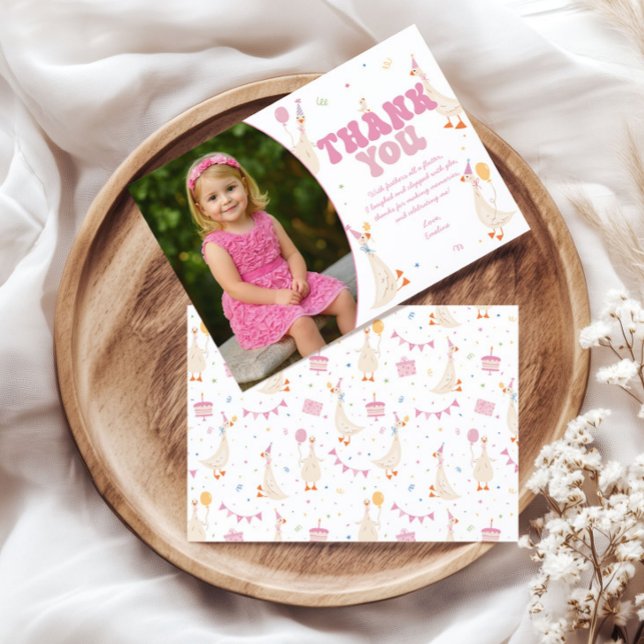 Tarjeta de agradecimiento de cumpleaños Silly Goos (Subido por el creador)