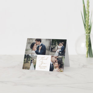 Tarjeta de agradecimiento de Delicate Gold 4 Photo