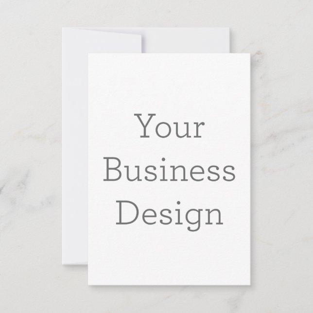 8.9 cm x 12.7 cm Tarjeta de agradecimiento plana (Anverso)