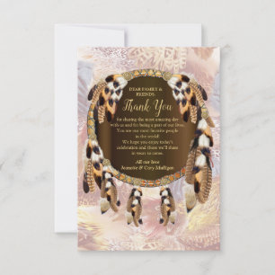 Tarjeta de agradecimiento de Dream Catcher