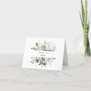 Tarjeta de agradecimiento de Eucalyptus