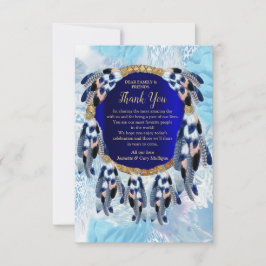 Tarjeta de agradecimiento de Exotic Blue Dream Cat