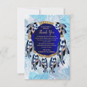 Tarjeta de agradecimiento de Exotic Blue Dream Cat