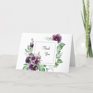 Tarjeta de agradecimiento de felicitación plegada
