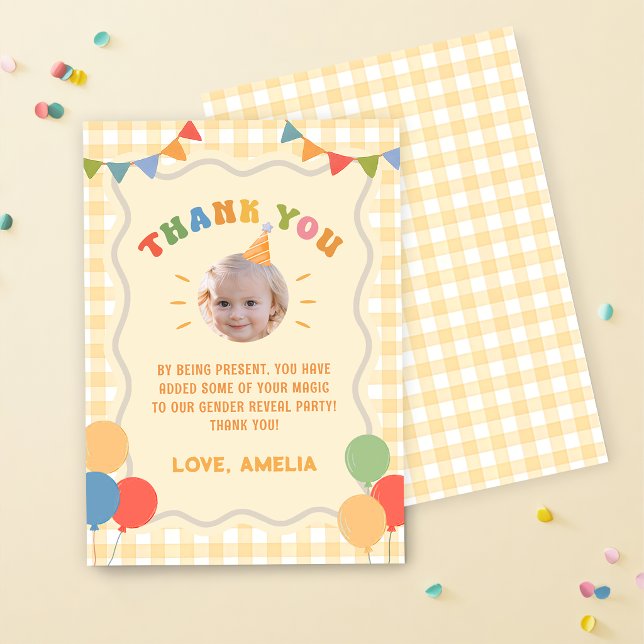 Tarjeta de agradecimiento de fiesta de cumpleaños  (Subido por el creador)