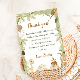 Tarjeta de agradecimiento de fiesta de cumpleaños 