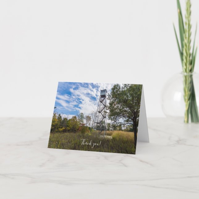 Tarjeta de agradecimiento de Fire Tower Runge (Anverso)