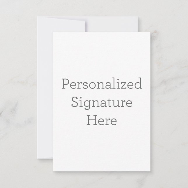 8.9 cm x 12.7 cm Tarjeta de agradecimiento plana (Anverso)