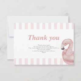 Tarjeta de agradecimiento de Flamingle