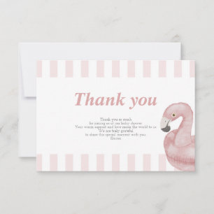 Tarjeta de agradecimiento de Flamingle