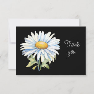 Tarjeta de agradecimiento de flor de jardín de mar
