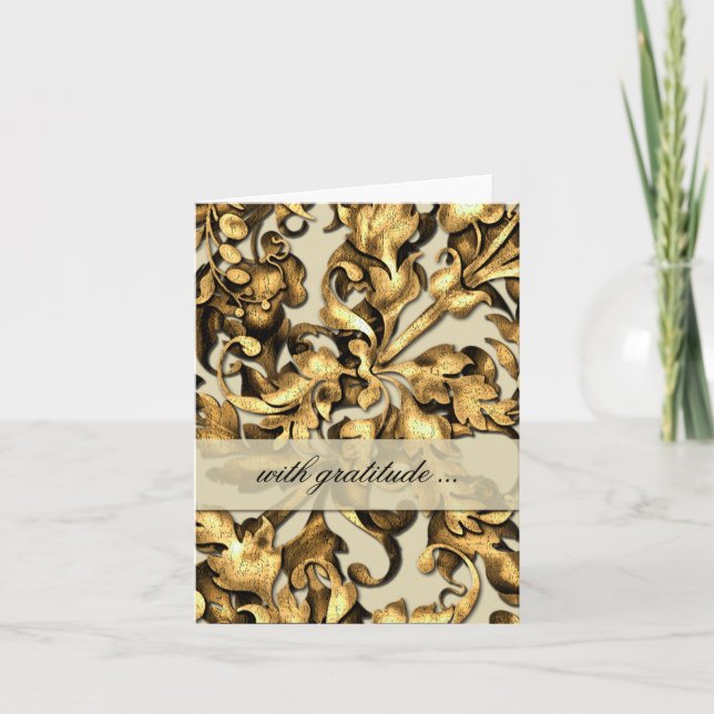 Tarjeta de agradecimiento de follaje fabuloso (Anverso)