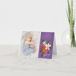 Tarjeta de agradecimiento de foto