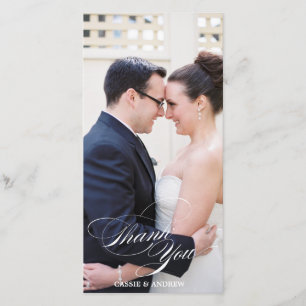 Tarjeta de agradecimiento de foto