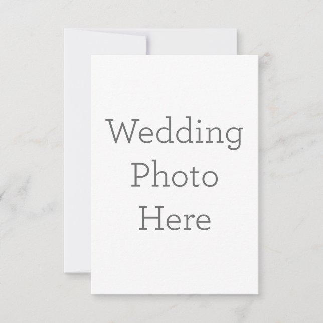 8,9 cm x 12,7 cm Tarjeta de agradecimiento plana (Anverso)