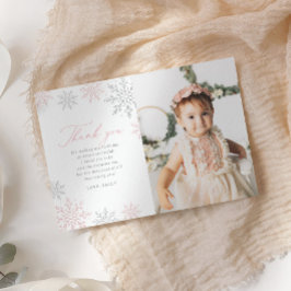 Tarjeta de agradecimiento de foto de cumpleaños de