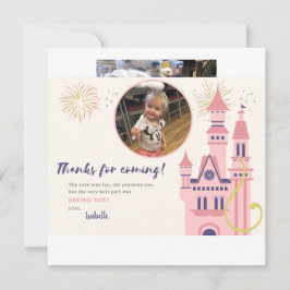 Tarjeta de agradecimiento de foto de Rapunzel