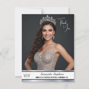 Tarjeta de agradecimiento de foto del concurso Sil