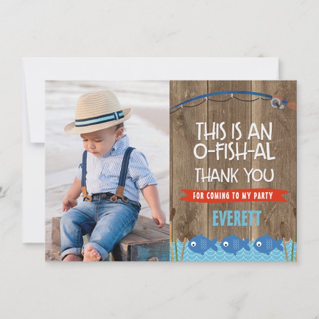 Tarjeta de agradecimiento de foto oficial de O-Fis (Anverso)