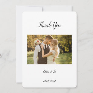 TARJETA DE AGRADECIMIENTO DE FOTO PERSONALIZADA