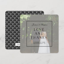 Tarjeta de agradecimiento de foto personalizada Ar