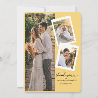 Tarjeta de agradecimiento de foto personalizada pa