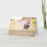 Tarjeta De Agradecimiento De Fotos De Shabby Chic