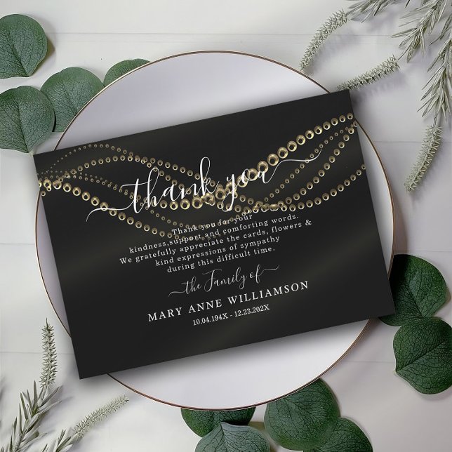 Tarjeta de agradecimiento de Funeral de Script Pre (Subido por el creador)