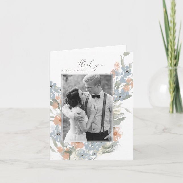 Tarjeta de agradecimiento de Garden Flourish (Anverso)