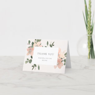 Tarjeta de agradecimiento de Garden Love Flat
