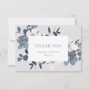 Tarjeta de agradecimiento de Garden Love Flat
