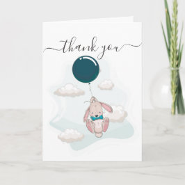 Tarjeta de agradecimiento de globo Baby Shower