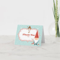 Tarjeta de agradecimiento de Gnome