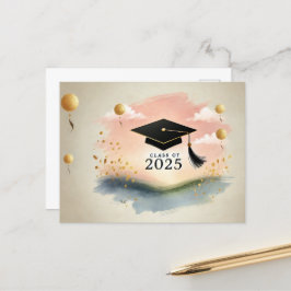 Tarjeta de agradecimiento de graduación