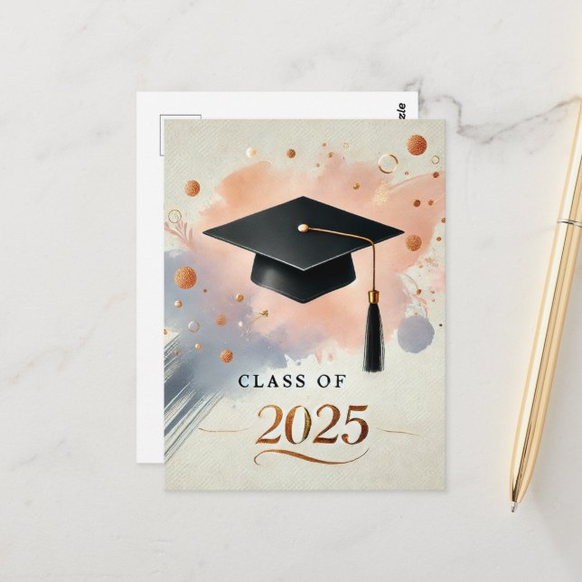 Tarjeta de agradecimiento de graduación (Anverso/Reverso In Situ)