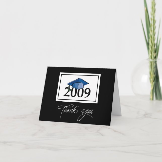 Tarjeta de agradecimiento de graduación 2009 (Anverso)