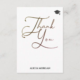 Tarjeta de agradecimiento de graduación   Asmelina