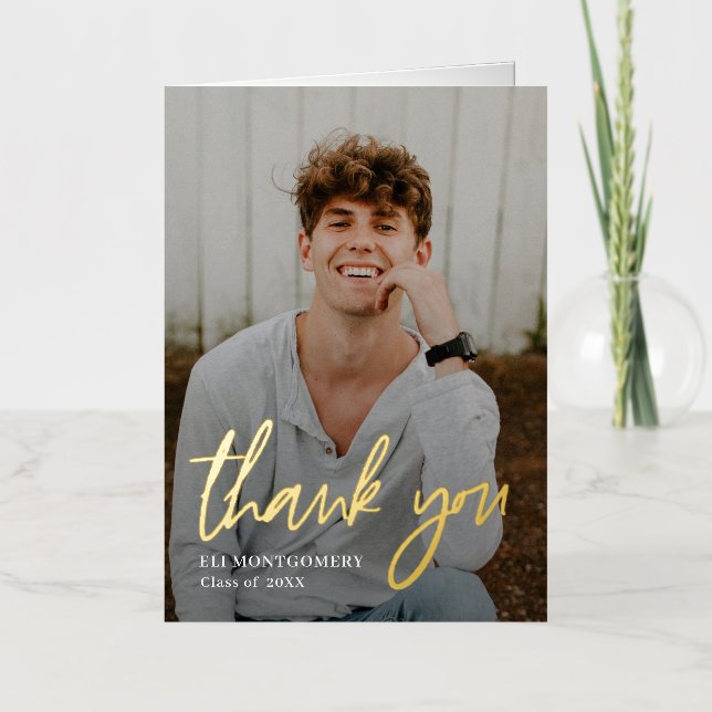 Tarjeta de agradecimiento de graduación de RELIEVE (Anverso)