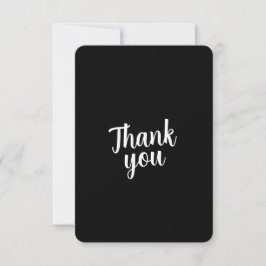 Tarjeta de agradecimiento de graduación minimalist