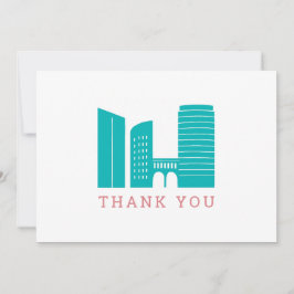 Tarjeta de agradecimiento de Grand Rapids Skyline